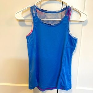 ATHLETIC WORKS: girls blue tank